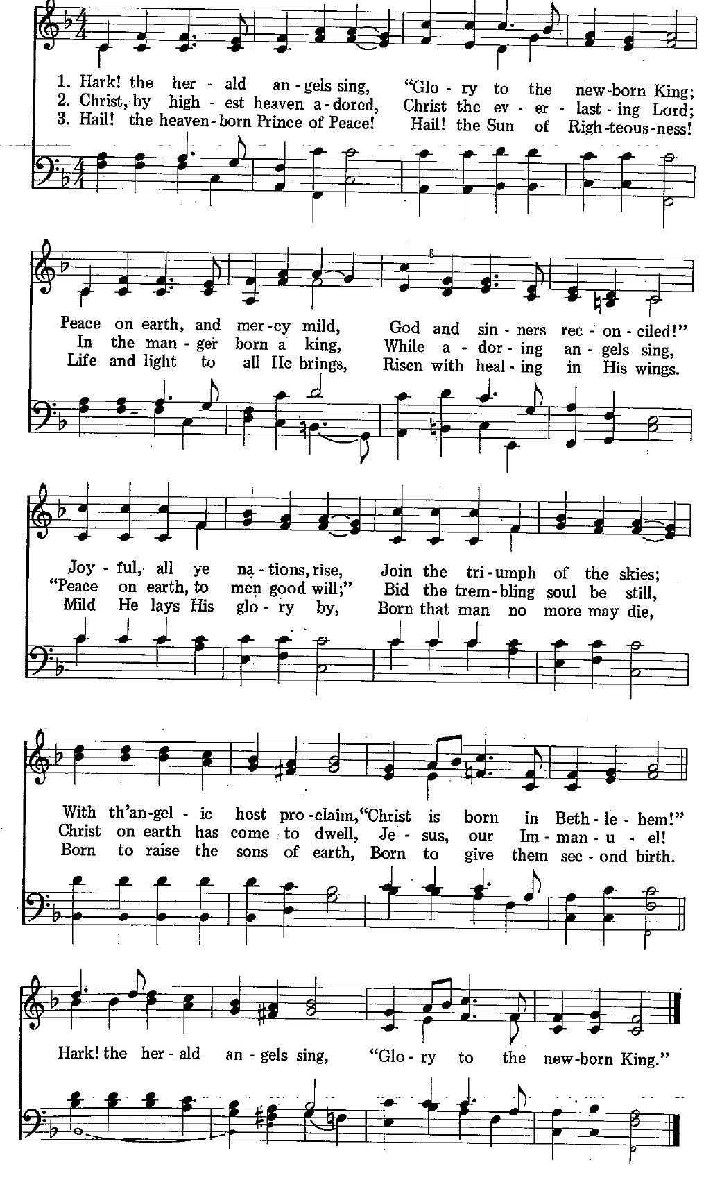 122 – Hark! the Herald Angels Sing sheet music